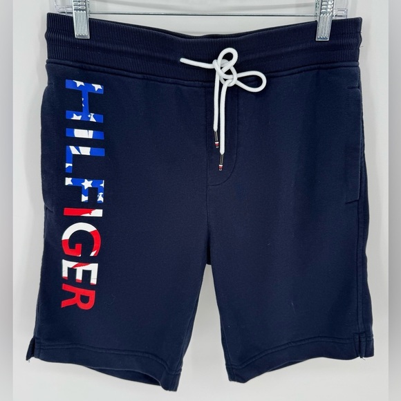 Tommy Hilfiger Blue and Red Hybrid Patriotic Shorts - Picture 1 of 13